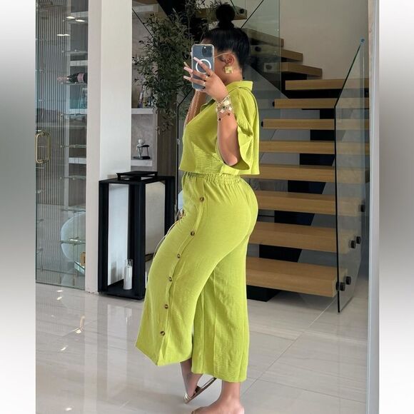 NWT lightweight pants coord set - Picture 3 of 8